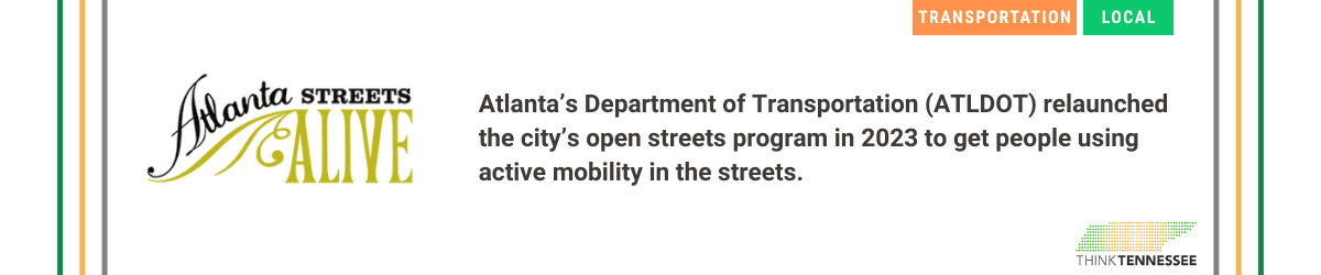 atlanta streets alive header - Think Tennessee